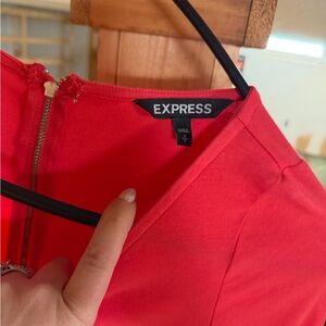 Express Vibrant Red Dress